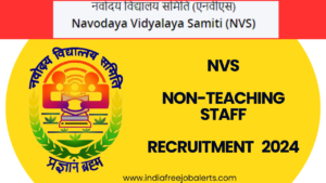 NVS Non-Teaching staff recruitment 2024